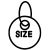 ABS na kovinskem RFID sledenju Asset Tag Anti Theft 2 velikost oznake rfid