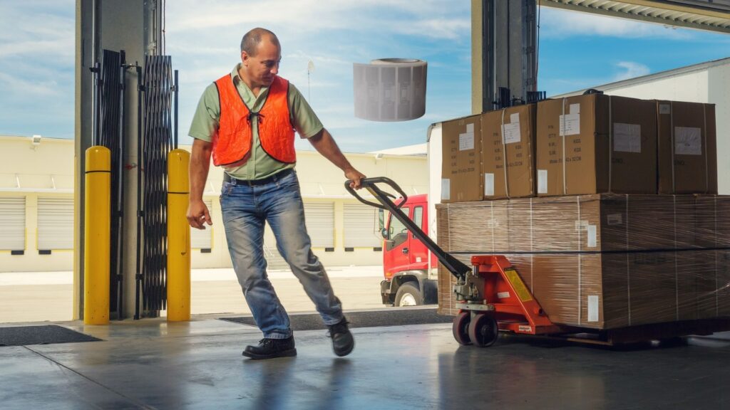 RFID-label til logistiklager