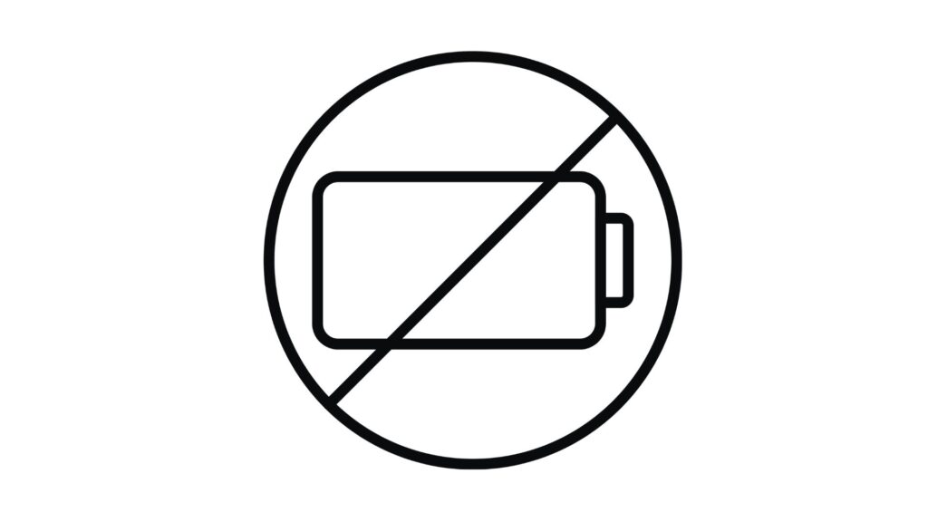 Uden batteri