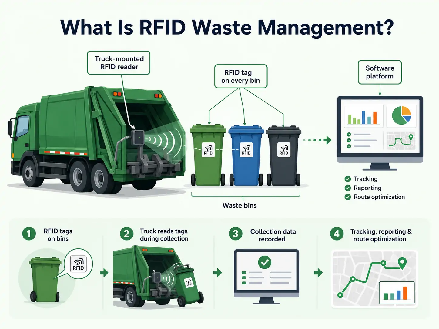 ما هي إدارة نفايات rfid