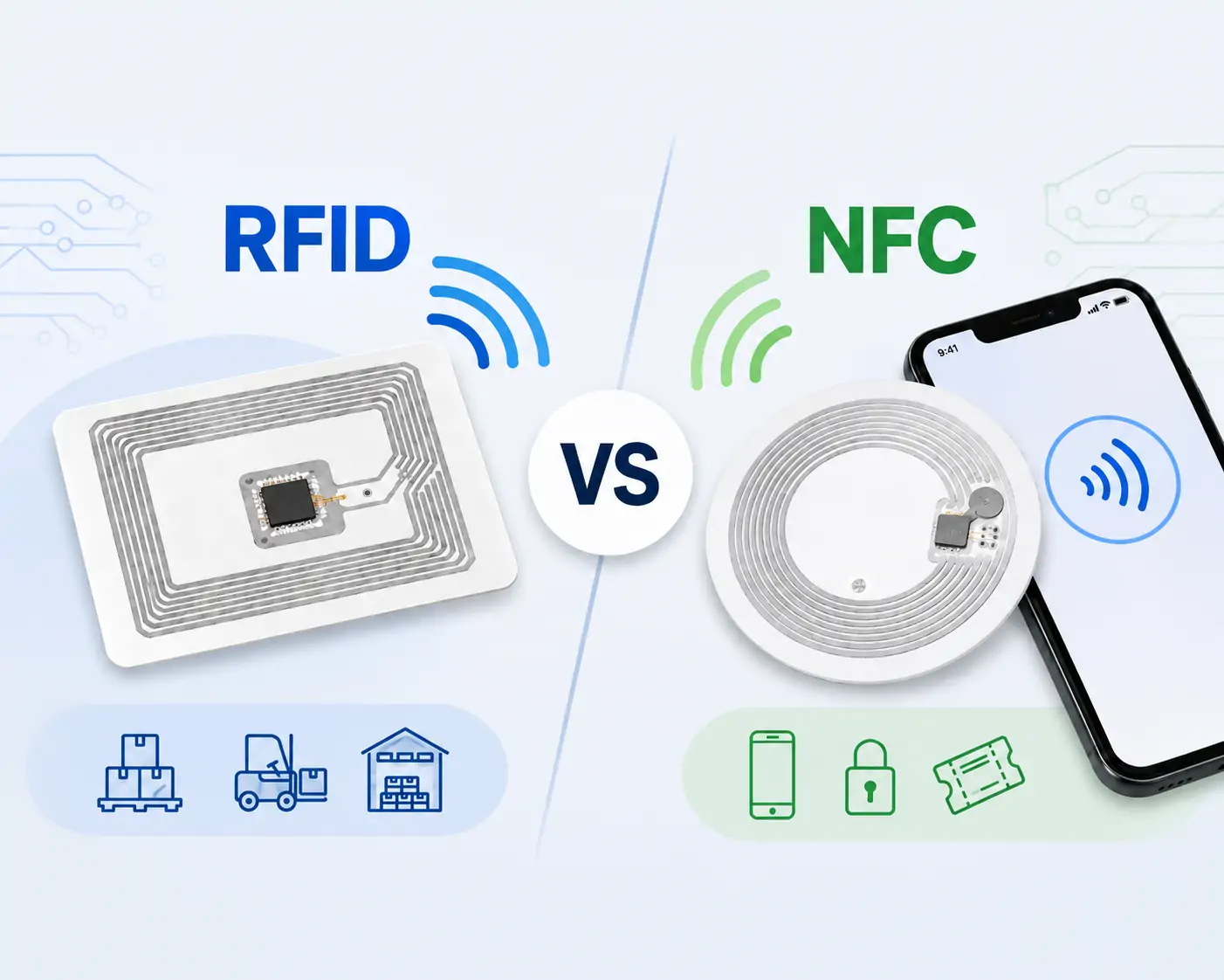 rfid vs nfc tags